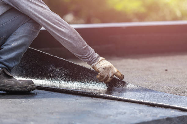 Professional Basement Waterproofing technician working in Belle Plaine, MN